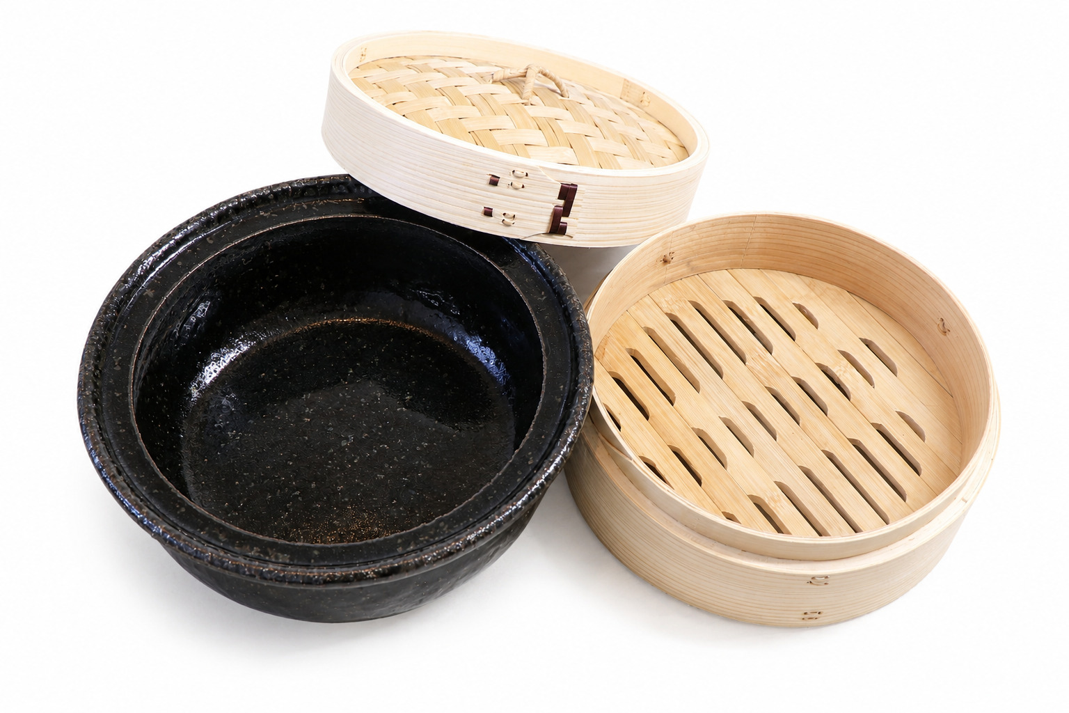 おせいろん 有田焼と杉せいろの3WAY調理器