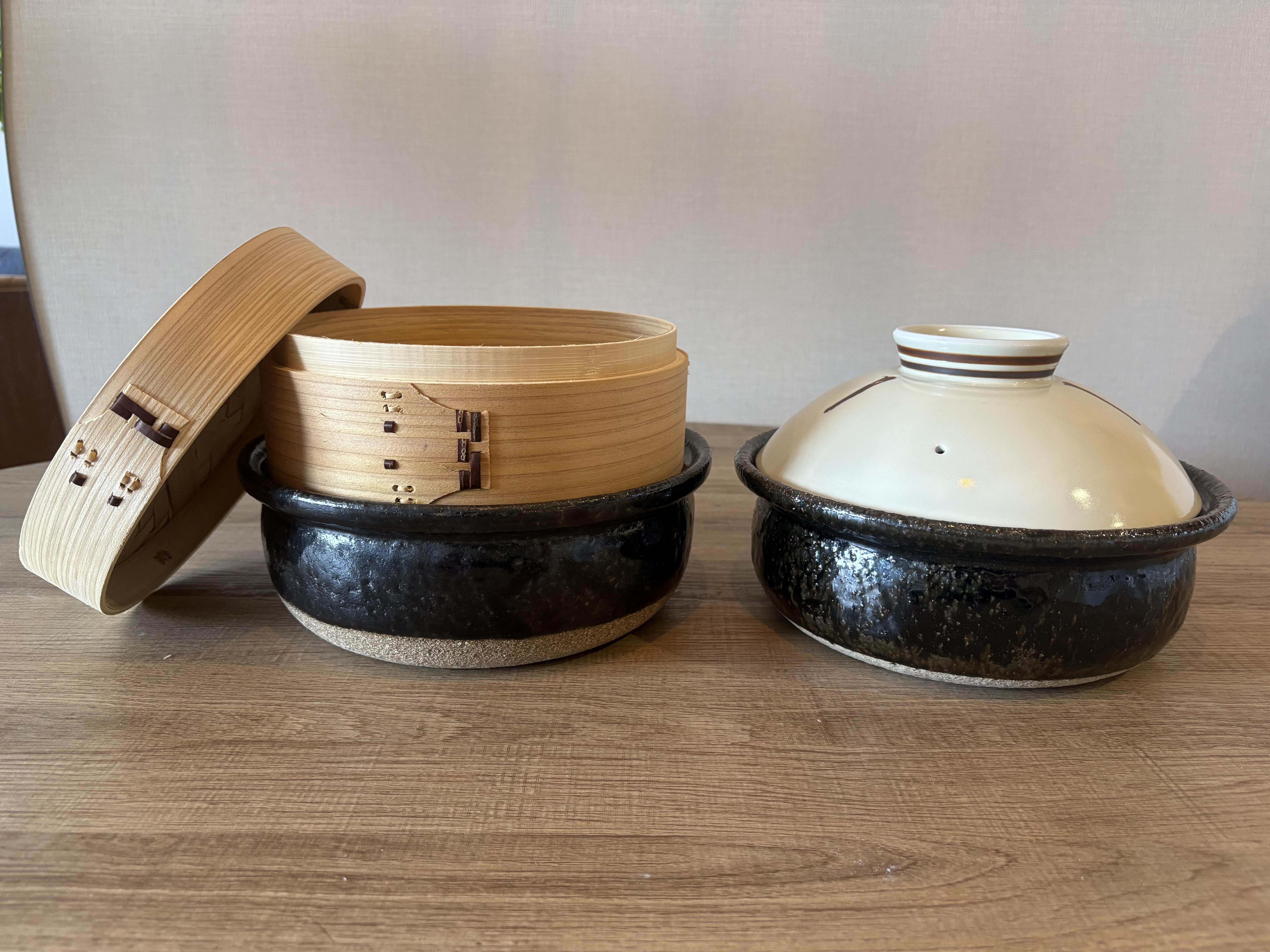 おせいろん 有田焼と杉せいろの3WAY調理器